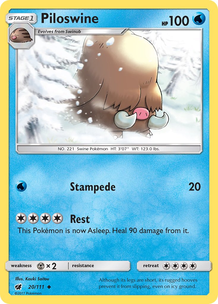Piloswine [Reverse Holo]